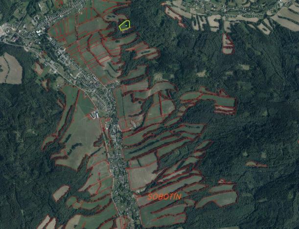Prodej pozemku, Sobotín, 10593 m2