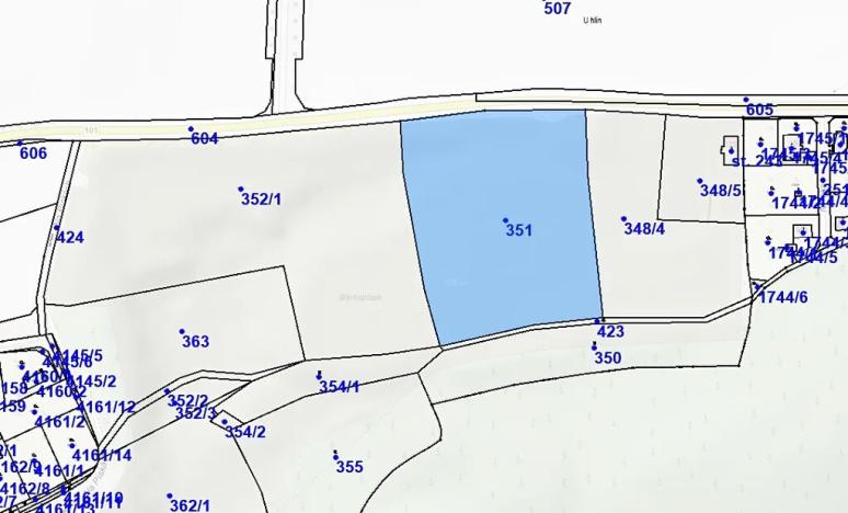 Pronájem komerčního pozemku, Kosoř, 16090 m2