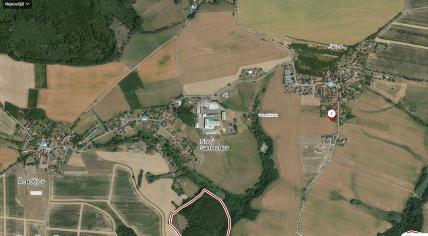 Prodej pozemku, Řendějov, 1750 m2