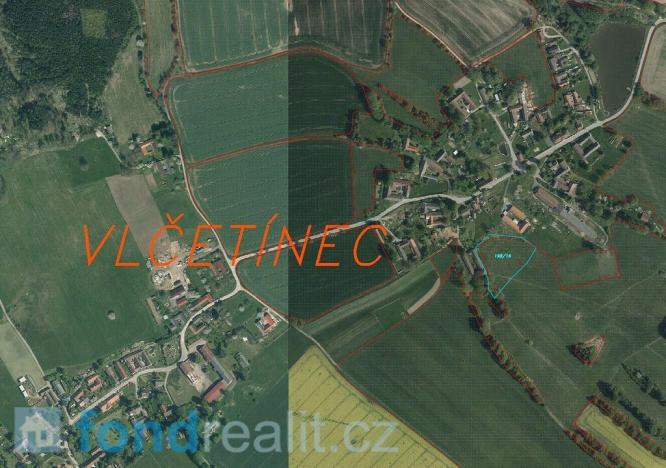 Prodej pozemku, Vlčetínec, 6600 m2