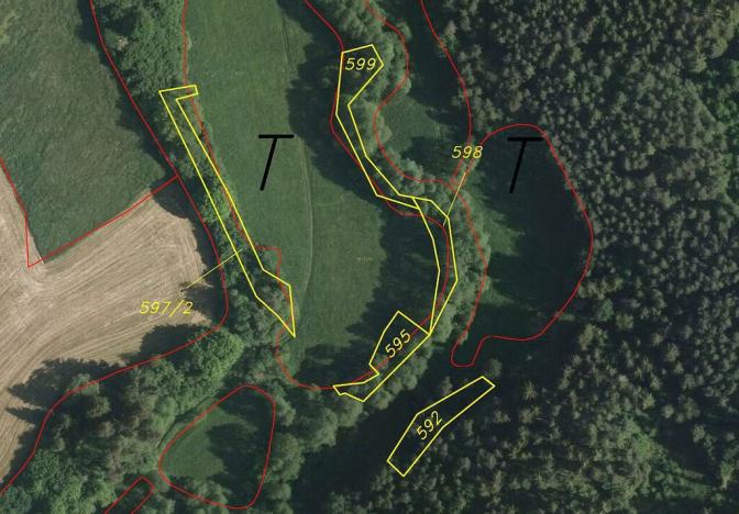 Prodej pozemku, Křečovice - Nahoruby, 31681 m2