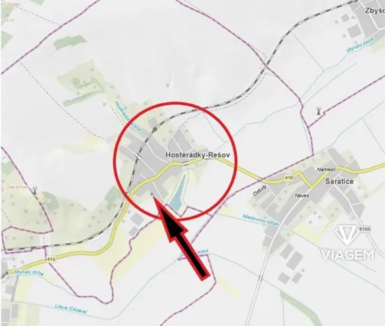 Prodej zahrady, Hostěrádky-Rešov, 243 m2