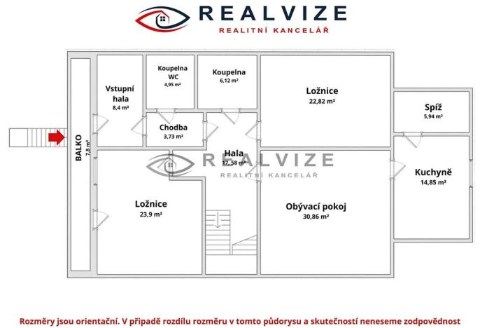 Pronájem bytu 3+1, České Budějovice, Jubilejní, 138 m2