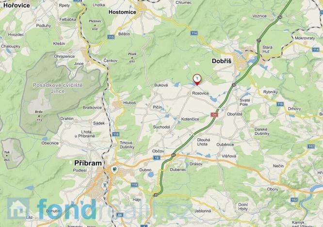 Prodej pole, Rosovice, 1718 m2