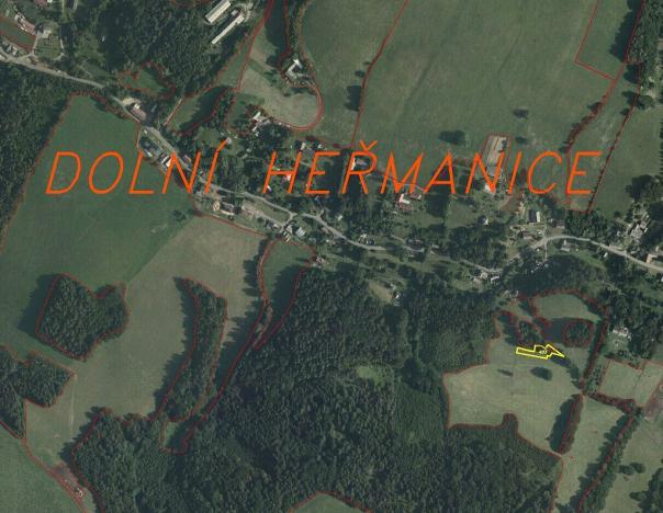 Prodej pozemku, Horní Heřmanice, 881 m2