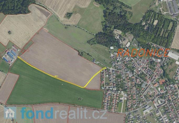 Prodej pozemku, Radonice, 4972 m2