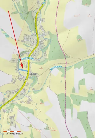 Prodej zahrady, Sádek, 2270 m2