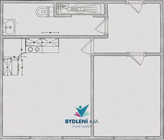 Prodej bytu 2+kk, Teplice, Pražská, 40 m2