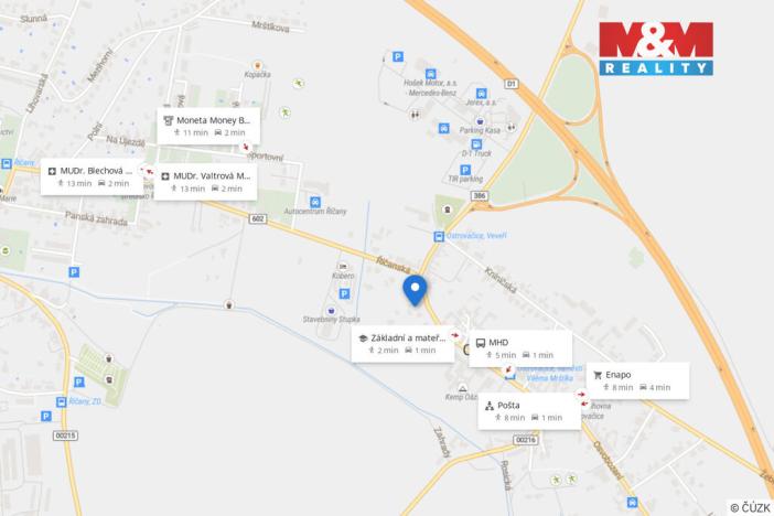 Prodej rodinného domu, Ostrovačice, náměstí Viléma Mrštíka, 282 m2