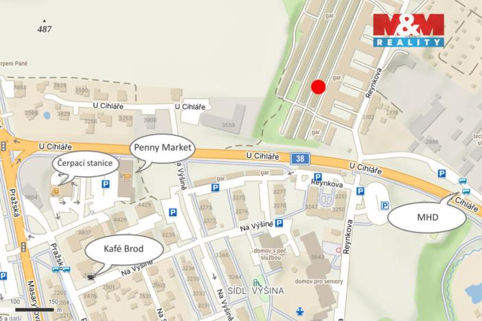 Prodej garáže, Havlíčkův Brod, 15 m2