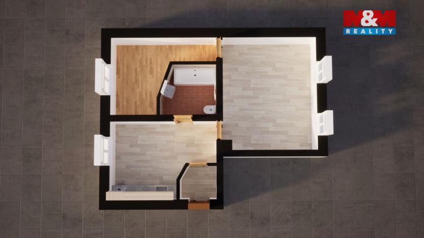 Prodej bytu 2+1, Jablonec nad Nisou, Saskova, 54 m2