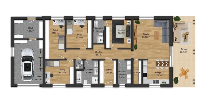 Prodej rodinného domu, Boskovice, 198 m2