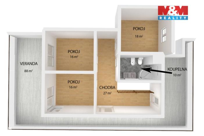 Pronájem bytu 4+kk, Plzeň - Severní Předměstí, Bolevecká, 151 m2