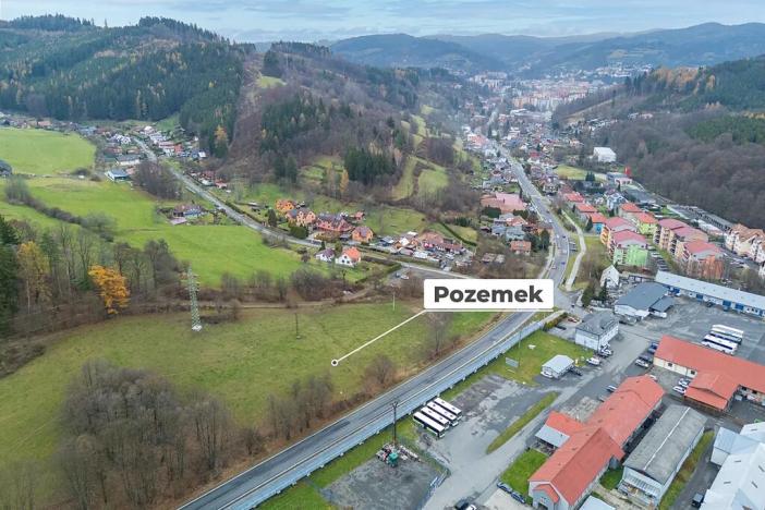 Prodej komerčního pozemku, Vsetín, 1164 m2