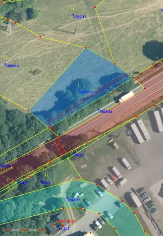 Prodej komerčního pozemku, Vsetín, 1164 m2