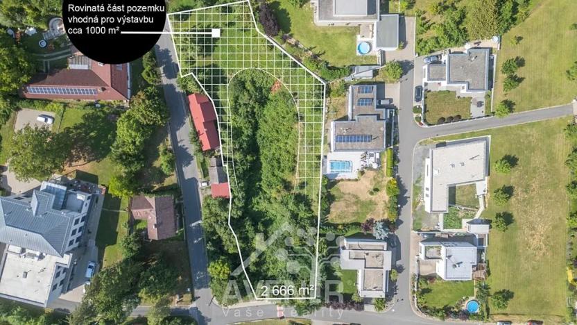 Prodej pozemku pro bydlení, Zlín, 2666 m2