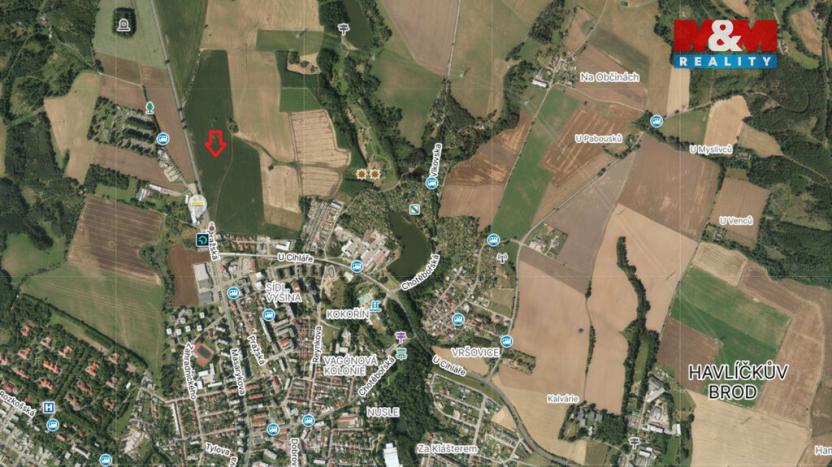 Prodej pole, Havlíčkův Brod, 4336 m2