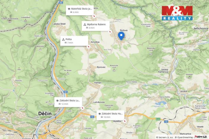 Prodej pozemku pro bydlení, Růžová, 2091 m2