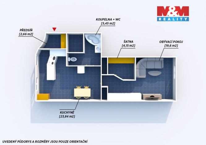 Prodej bytu 2+kk, Plzeň, Vrchlického, 57 m2