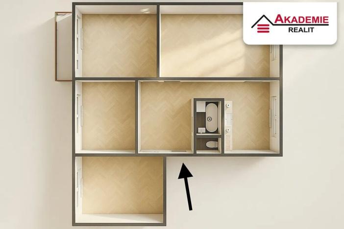 Prodej bytu 4+1, Rosice, Kaštanová, 101 m2