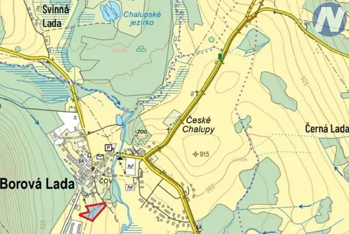 Prodej pozemku, Borová Lada, 7953 m2