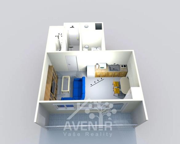 Prodej bytu 1+kk, Desná, Krkonošská, 28 m2