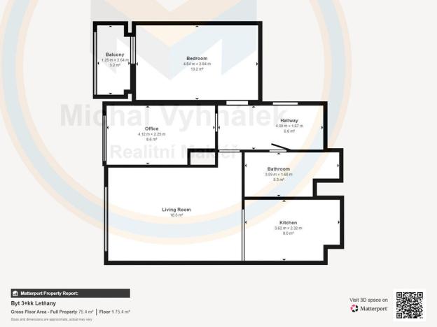 Prodej bytu 3+kk, Praha - Letňany, Letovská, 71 m2