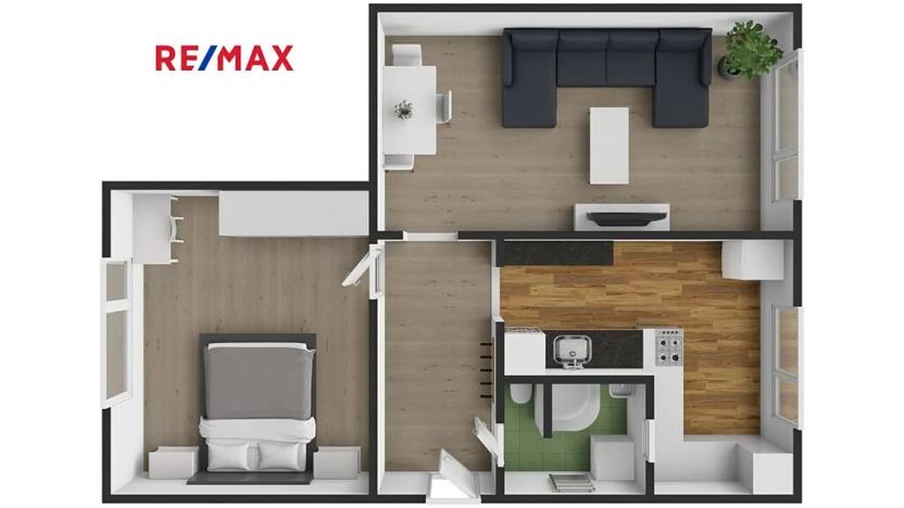 Prodej bytu 2+1, Plzeň, Komenského, 60 m2