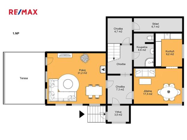 Prodej rodinného domu, Benecko, 130 m2