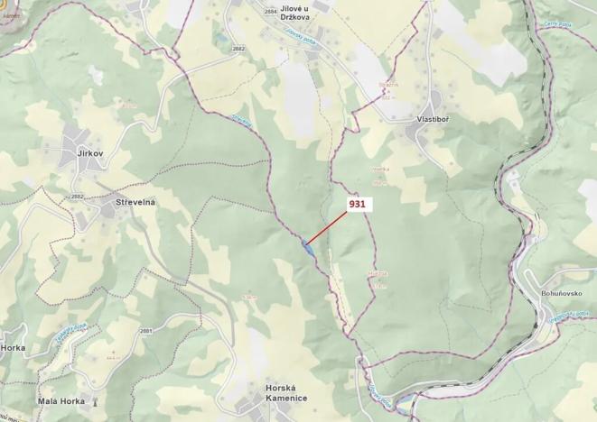 Dražba louky, Jílové u Držkova, 4019 m2