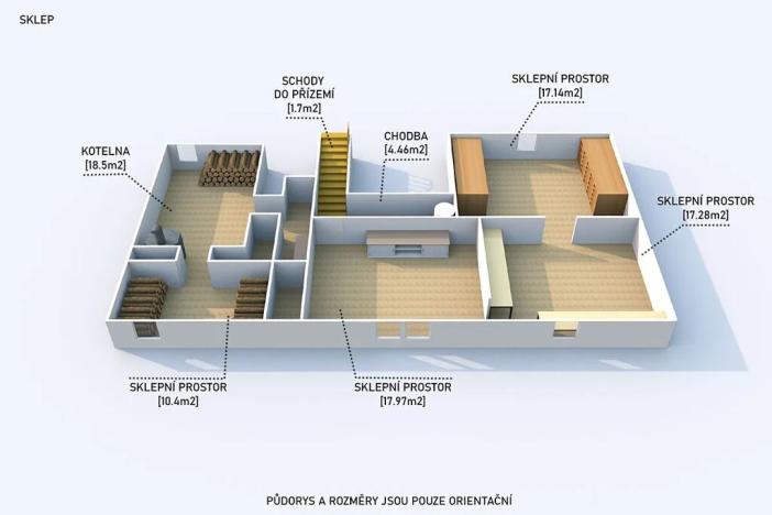Prodej zemědělské usedlosti, Soběkury, 285 m2