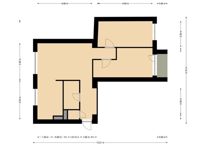 Pronájem bytu 3+1, Litvínov - Horní Litvínov, Vinohradská, 60 m2