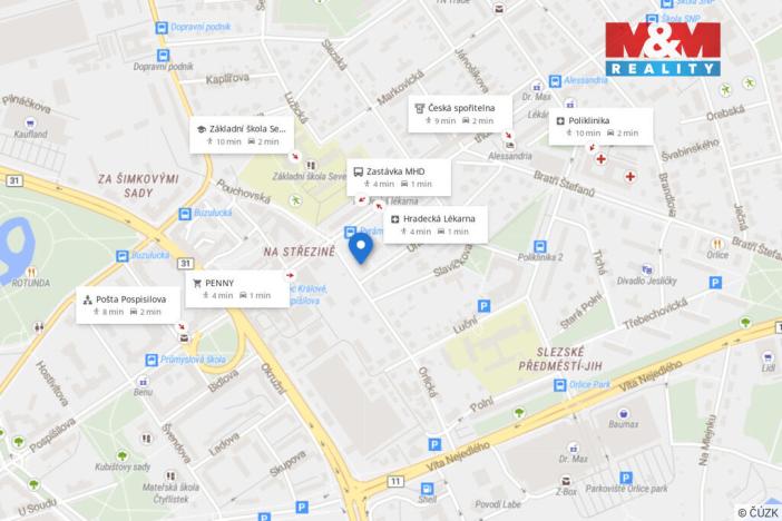 Prodej bytu 3+kk, Hradec Králové - Slezské Předměstí, Uhelná, 54 m2