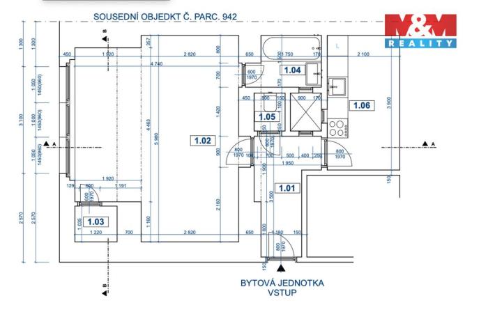 Prodej bytu 1+1, Praha - Nusle, 5. května, 36 m2