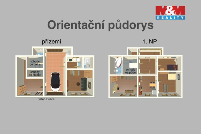 Prodej rodinného domu, Velvary, Slánská, 140 m2