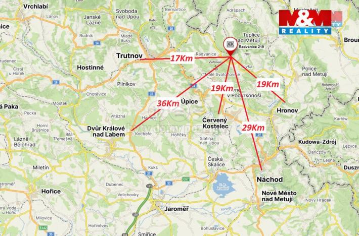 Pronájem bytu 3+1, Radvanice, 78 m2