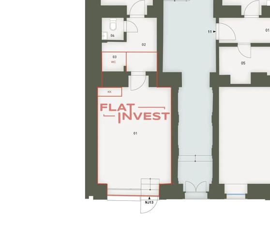 Pronájem obchodního prostoru, Praha - Nusle, Rostislavova, 28 m2