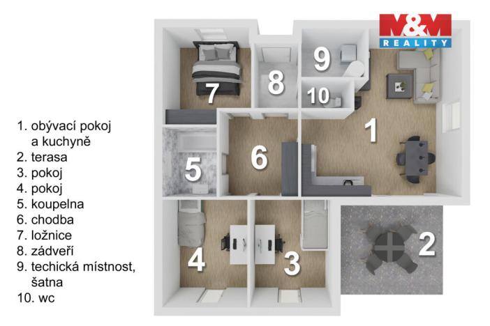 Prodej rodinného domu, Věž, 85 m2