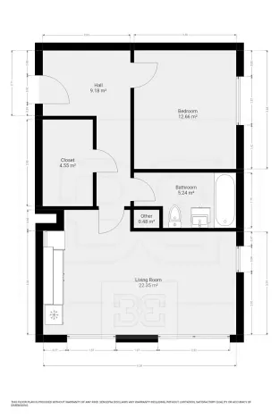 Pronájem bytu 2+kk, Praha - Holešovice, V háji, 58 m2
