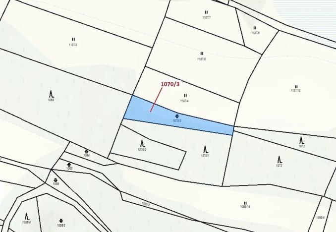 Dražba pozemku, Kněžnice, 631 m2