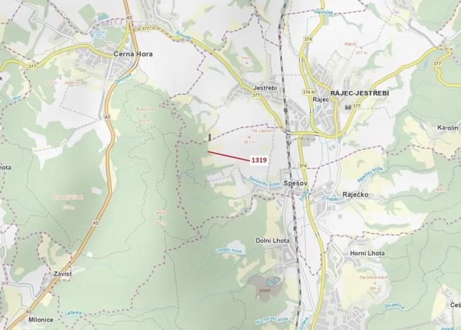 Dražba lesa, Spešov, 316 m2