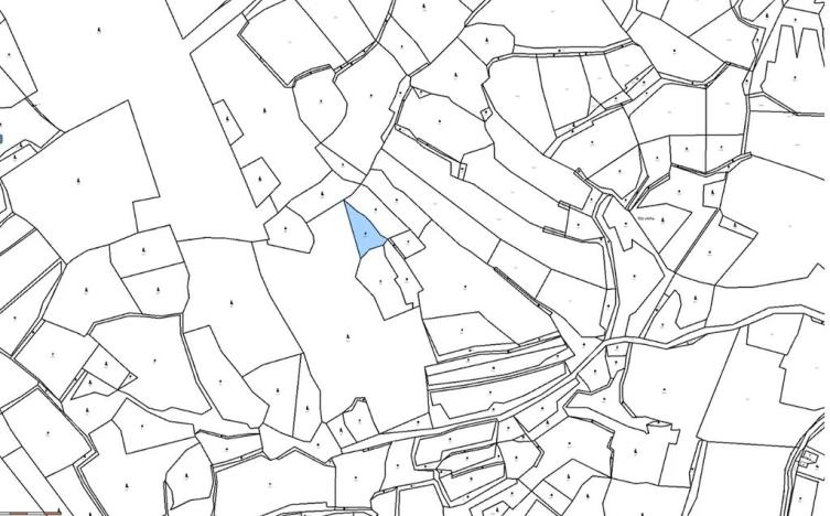 Dražba pozemku, Zálezly, 1482 m2