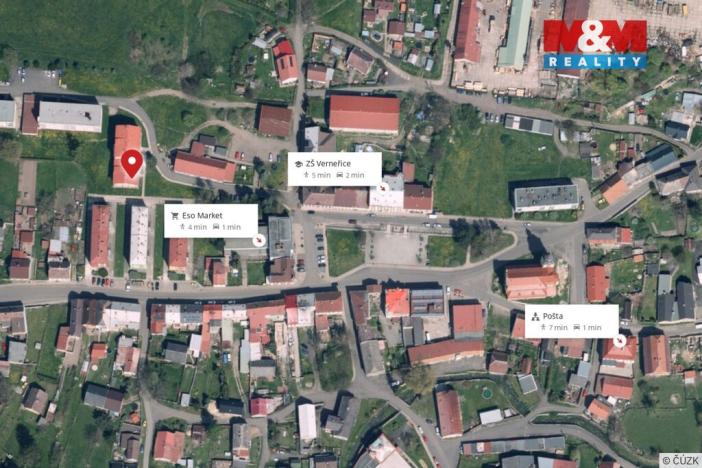 Prodej bytu 1+kk, Verneřice, Příbramská, 35 m2