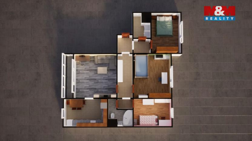 Prodej bytu 4+1, Česká Lípa, Hradecká, 98 m2