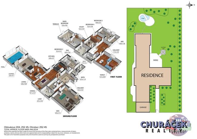 Prodej rodinného domu, Ohrobec, Oblouková, 446 m2