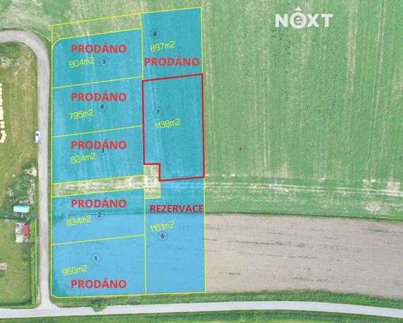 Prodej pozemku pro bydlení, Želeč, 1138 m2