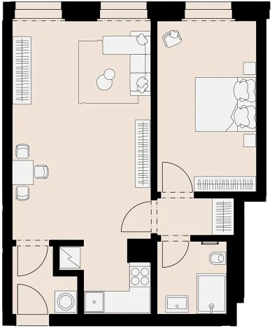 Pronájem kanceláře, Praha - Nové Město, U půjčovny, 46 m2