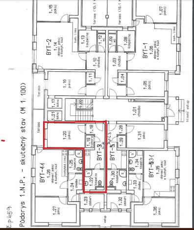 Pronájem bytu 1+1, Chyňava, Za Humny, 26 m2