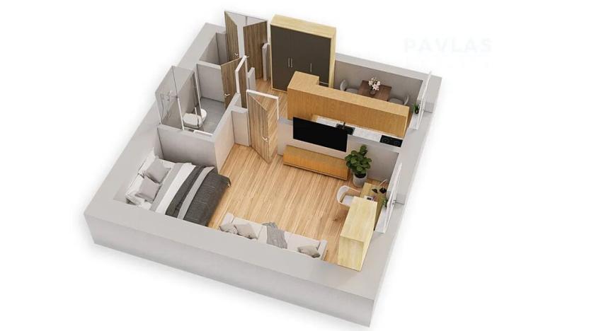 Prodej bytu 1+1, České Budějovice, Lidická tř., 38 m2