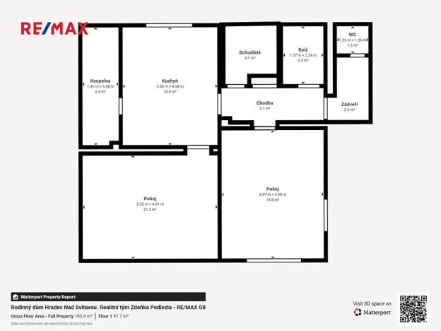 Prodej rodinného domu, Hradec nad Svitavou, 160 m2